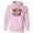Pink, variant on Halloween Smileys Hoodie Sweatshirt Unisex Large White