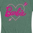 thumbnail image 3 of Barbie -  Arrow Heart Logo - Women's Short Sleeve Graphic T-Shirt, 3 of 5