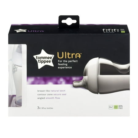Tommee Tippee Ultra Bottles 0m+ - 3 CT