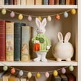 thumbnail image 4 of Green Easter Sweater Bunny Resin Ornament Figurine For Indoor Home Desktop Living Room Outdoor Garden Yard And Holiday Party Decoration 5.9X2.56X2.56 Inch, 4 of 7