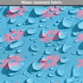 thumbnail image 5 of Blue and Pink Dining Chair Pad, Symmetric Simplistic Retro Pattern with Tiny Petals, Water Resistant Pillow with Straps for Kitchen Seats, 8 Pieces Set, Pink Deep Sky Blue, by Ambesonne, 5 of 5