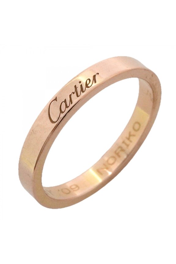 Pre-Owned Cartier C de Ring, 18K Pink Gold, Size 57, Men's