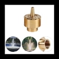 thumbnail image 4 of 2X Fountain Nozzle Heads,Brass Column Multi Direction Jet Pond Fountain Water Spray Sprinkler Head Garden(3/4 Inch), 4 of 4