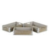 Cheungs 5633-3 Natural Wood Rectangular Crate Set - 3 Piece