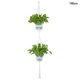 thumbnail image 1 of Cestas colgantes para plantas hechas a mano de macramé, soporte para macetas, decoración colgante para balcón, cuerda de elevación anudada, suministros para el jardín y el hogar Tan Jianjun unisex, 1 of 2