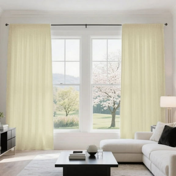 Heavyweight Velvet Curtains, Light Filtering Thermal Insulated Drapes, Rod Pocket Drapes for Living Room Bedroom & Home Office, 2 Panels