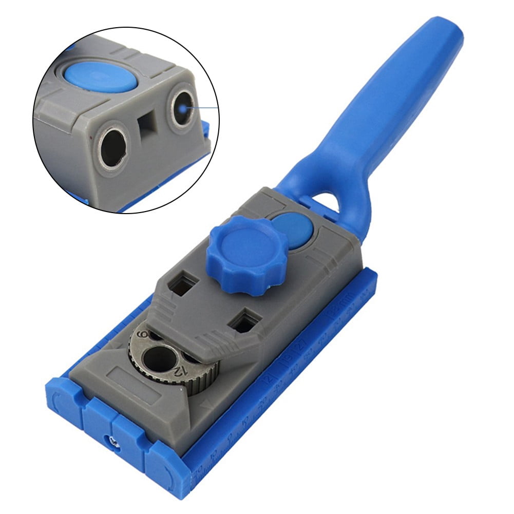 Woodworking Pocket Hole Jig Drill Locator Pilot Wood Drilling Dowelling Hole
