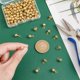 thumbnail image 2 of 100Pcs Rack Plating Brass Charms with Jump Rings Cadmium Free & Lead Free Long-Lasting Plated Bell Shapes Real 18K Gold Plated 8x6mm Hole: 2mm, 2 of 6