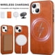thumbnail image 4 of Funda de piel auténtica KeziHome para iPhone 15 de 6.1 pulgadas, 4 of 7