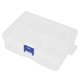 thumbnail image 1 of Caja de plástico ajustable con 6 ranuras, caja de almacenamiento para pendientes, organizador de joyas, 1 of 8