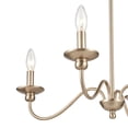 thumbnail image 2 of Millennium Lighting Inc Millennium Lighting Delvona 4 Light Chandelier in Modern Gold - 20.125, 2 of 6