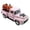 Pink, variant on Decorr Halloween Decorations - Mini Cute Farmhouse Style Halloween Metal Truck Decor with Two Removable Pumpkin Ornaments for Tabletop, Tiered Tray, Shelf, Fireplace and Home Indoor Decor (Pink)