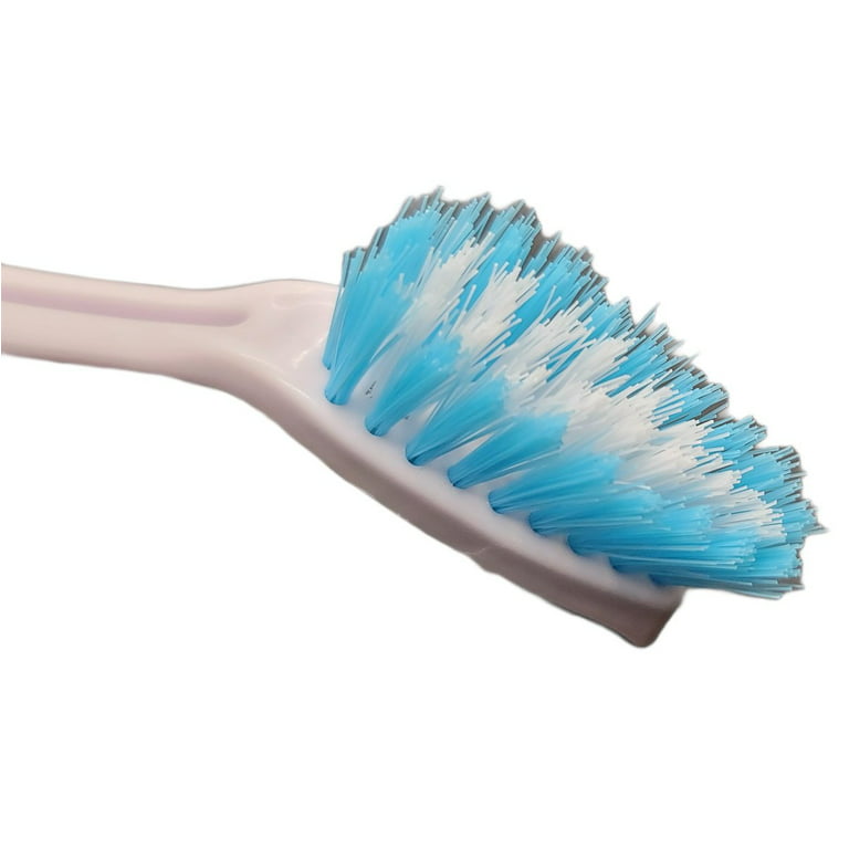 Narrow Bristle Angled Non-Slip Floor and Tile Grout Cleaning Scrub Brush (3-pack)
