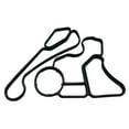 thumbnail image 1 of Anillo de sello del filtro de aceite Sello de la junta Carcasa del motor y enfriador, 1 of 8