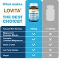 thumbnail image 7 of Lovita Triple Magnesium Complex 500mg, Glycinate, Citrate & Oxide, High Absorption, 180 Vegan Capsules (Pack of 3), 7 of 7