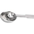 thumbnail image 5 of Juego de cucharas medidoras, juego de cucharas de metal de acero inoxidable de primera calidad, cucharada y cucharadita, para medir con precisión ingredientes líquidos o secos, para cocinar, 5 of 5