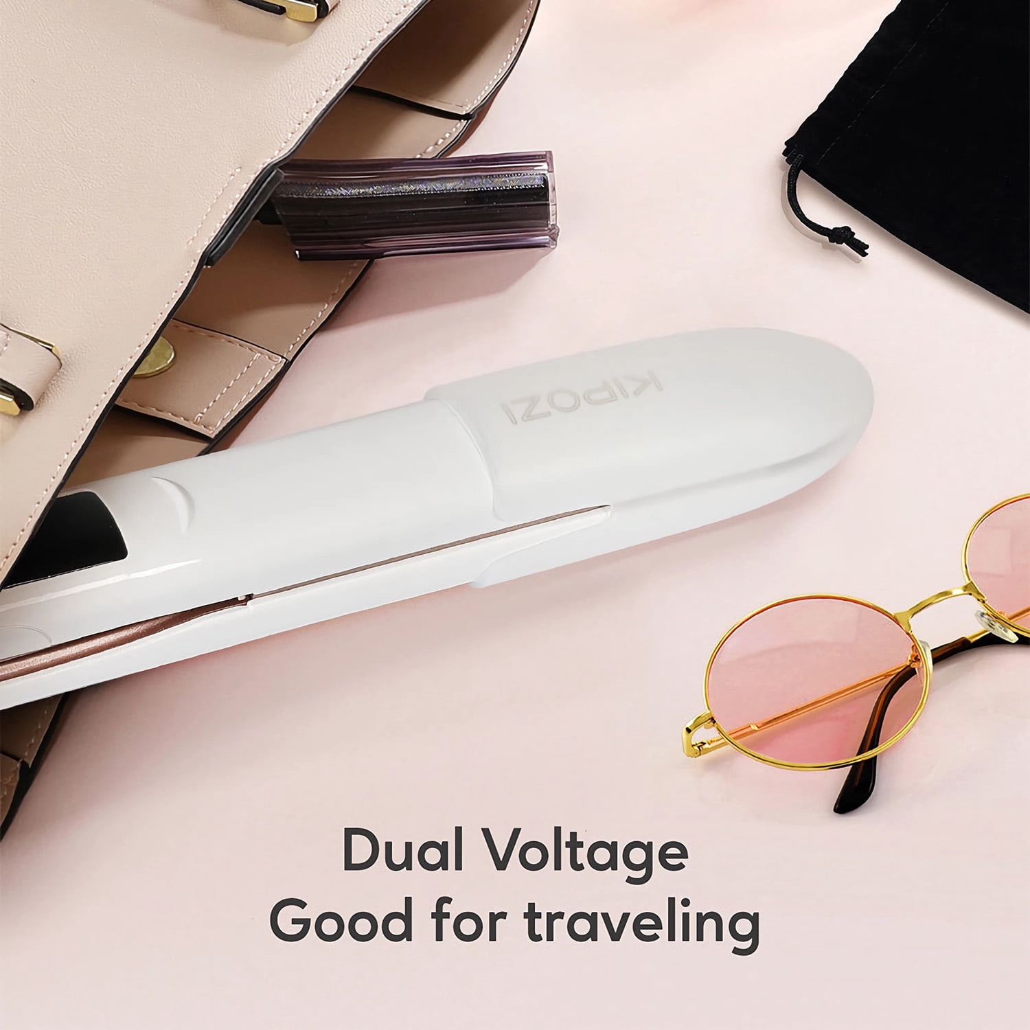 KIPOZI Nano Negative Ion Flat Iron, Anti-Static Hair Straightener