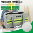 thumbnail image 4 of PENGGONG 165-4 14Inch Wear-resistant Maintenance Tool Emergency Storage Bag Multifunctional Portable Tool Bag Large Capacity Thickened Double Oxford Cloth Tool Storage Bag with Night Reflect, 4 of 7