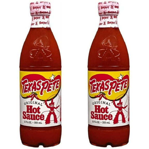 Texas Pete Original Hot Sauce, 12 oz (2 Bottles)