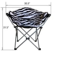 thumbnail image 4 of MAOS Moon Chair by Mid America Home & Garden - Large Zebra (Set of 2), 4 of 11