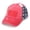 Red, variant on Distressed American Flag Patch Mesh Back Trucker Hat Adjustable Unisex Baseball Cap for Fourth of July Outdoor Daily Wear