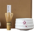 thumbnail image 2 of Juego completo de té matcha japonés, cuenco de matcha de 580 ml, accesorios de té para uso japonés. rojo 4 hojas, 2 of 2
