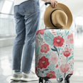 thumbnail image 2 of Pioneer Flower Floral Print Pattern Luggage Cover Fashion Suitcase Cover Baggage Covers Fit 25-28 Inch Luggage (Go Travel), 2 of 5