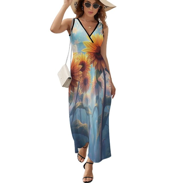 Sunflower Vestido Sin Mangas , Vestidos De Lujo Para Ocasiones Oficiales