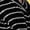 Black, variant on Women's Stripe Short Puff-Sleeve Tunic