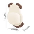 thumbnail image 3 of Linnome Silicone Wall Collision Sticker Cute Animal Shape for Door Handle Refrigerator Self Adhesive Bumper Pad Silent Protector Multicolor#02, 3 of 6