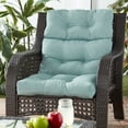 thumbnail image 2 of Greendale Home Fashions Outdoor 44'' x 22'' High Back Chair Cushion, Seaglass, 2 of 8