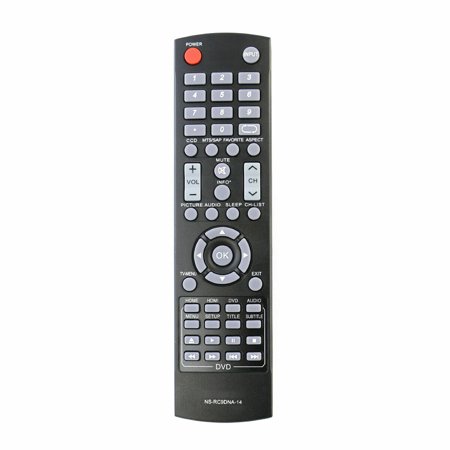 NS-RC9DNA-14 Replace Remote for Insignia TV DVD NS-32DD310NA15 NS-32DD220NA16