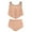 Khaki womens swimsuits, variant on Summer Saving pimelu Bathing Suit for Women Tankini Swimsuits for Women Two Piece Swimsuits Tummy Control Swimsuit Beach Solid Pleated Swing High Waist Swim Suit Tankini