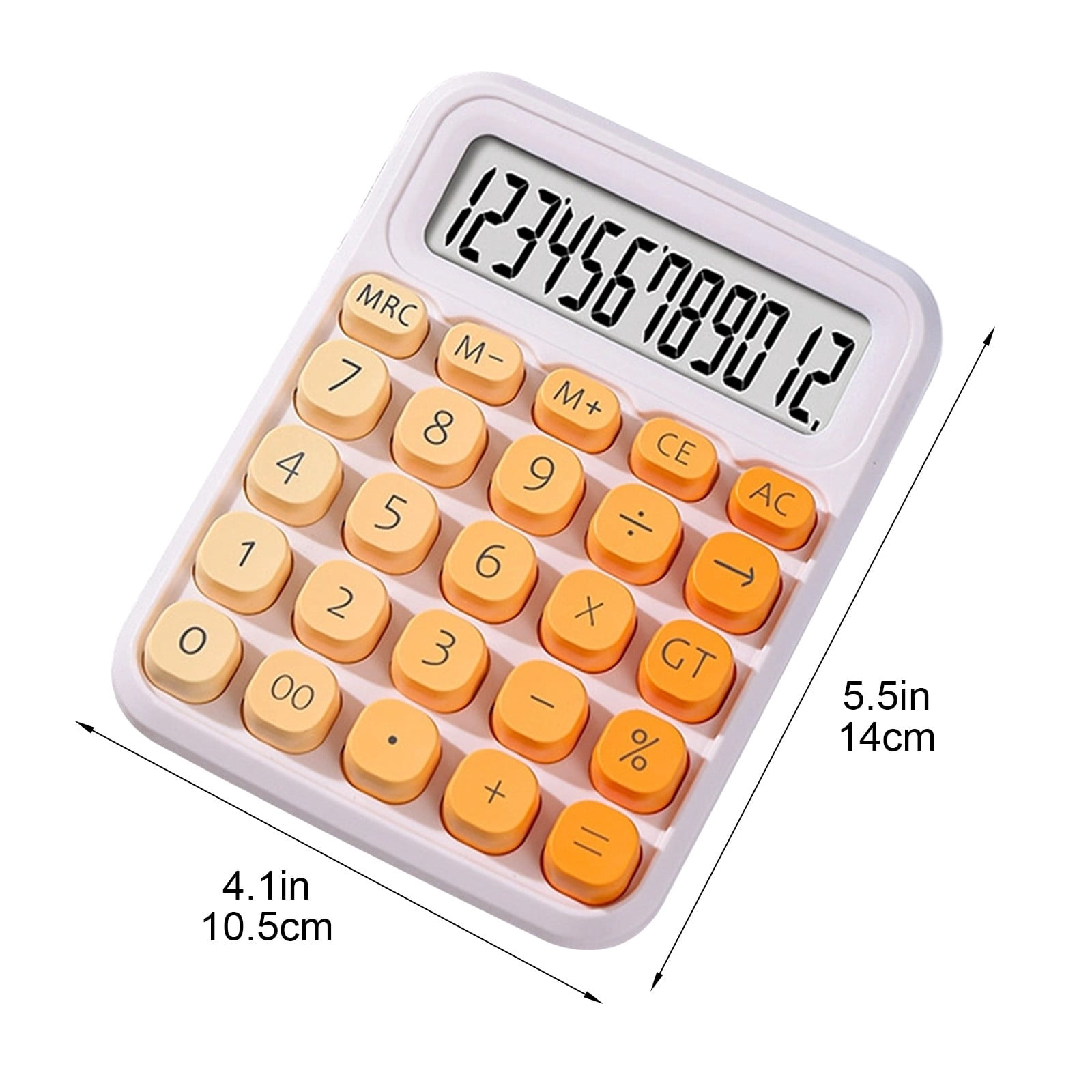 Fufafayo Calculator, Cute Mini Desktop Calculator With Big Buttons Portable Candy-Colored Math Calculator For Study Teachers Office