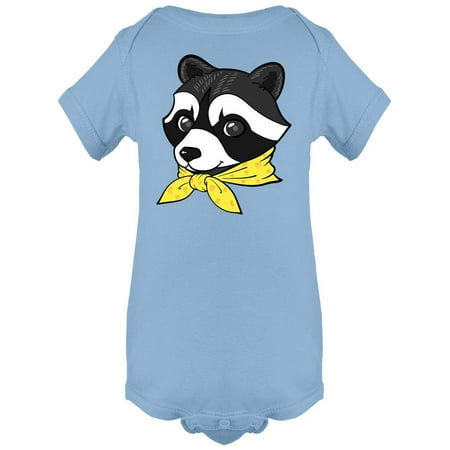 

Raccoon With A Yellow Scarf Bodysuit Infant -Image by Shutterstock 12 Months