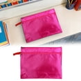 thumbnail image 2 of Double Layer Zipper File Bag, Plastic Expandable File Organizer Folder(No Divider), Waterproof Document Holder File Storage Organizer for Receipt/Paper/Bill/Taxes, for Office Home(Red,13.6x9.8"), 2 of 9