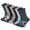 A-Multicolor, variant on KOITHOT 8 Pairs Wool Socks for Men, Crew Socks Thermal Warm for Winter Work Hiking