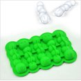 thumbnail image 2 of Molde para cubitos de hielo, formas divertidas, molde de cubitos de hielo de silicona poligonal, alimentos congelados, varilla de hielo, pegatinas para botellas de vino, chocolate (gusano ca, 2 of 5