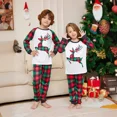 thumbnail image 3 of Pijamas familiares a juego de Navidad 2024, pijamas con estampado verde, conjunto de ropa para adultos y niños, mono de bebé + ropa para perros, 3 of 5