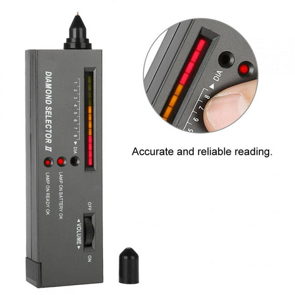 Sonew Testeur de Diamant Audio Portable à LED pour Bijoux, Sélecteur de Pierres Précieuses, Outil de Précision, Testeur de Jade, Outil de Testeur de Diamant