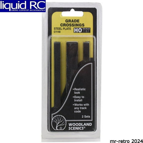 Woodland Scenics C1148 HO Grade Crossing Steel Plates