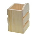 thumbnail image 2 of yuksok Porte-Stylo en Bois Non Fini Simple Multifonctions Pot pour Vaisselle, 2 of 7