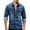 Dark Blue, variant on Men's Slim Fit Casual Long Sleeve Shirt Denim Shirt Jacket Fall Winter Korean Retro Minimalist Design Daily Dark Blue L