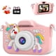 thumbnail image 1 of Cámara Digital para Niños,Cámara para Niños con Pantalla a Color 2.0 IPS HD y Tarjeta de Memoria de 32 G,Adecuada para Regalos de cumpleaños y Navidad para niños y niñas(Gatito Rosa),Unicornios rosas, 1 of 16
