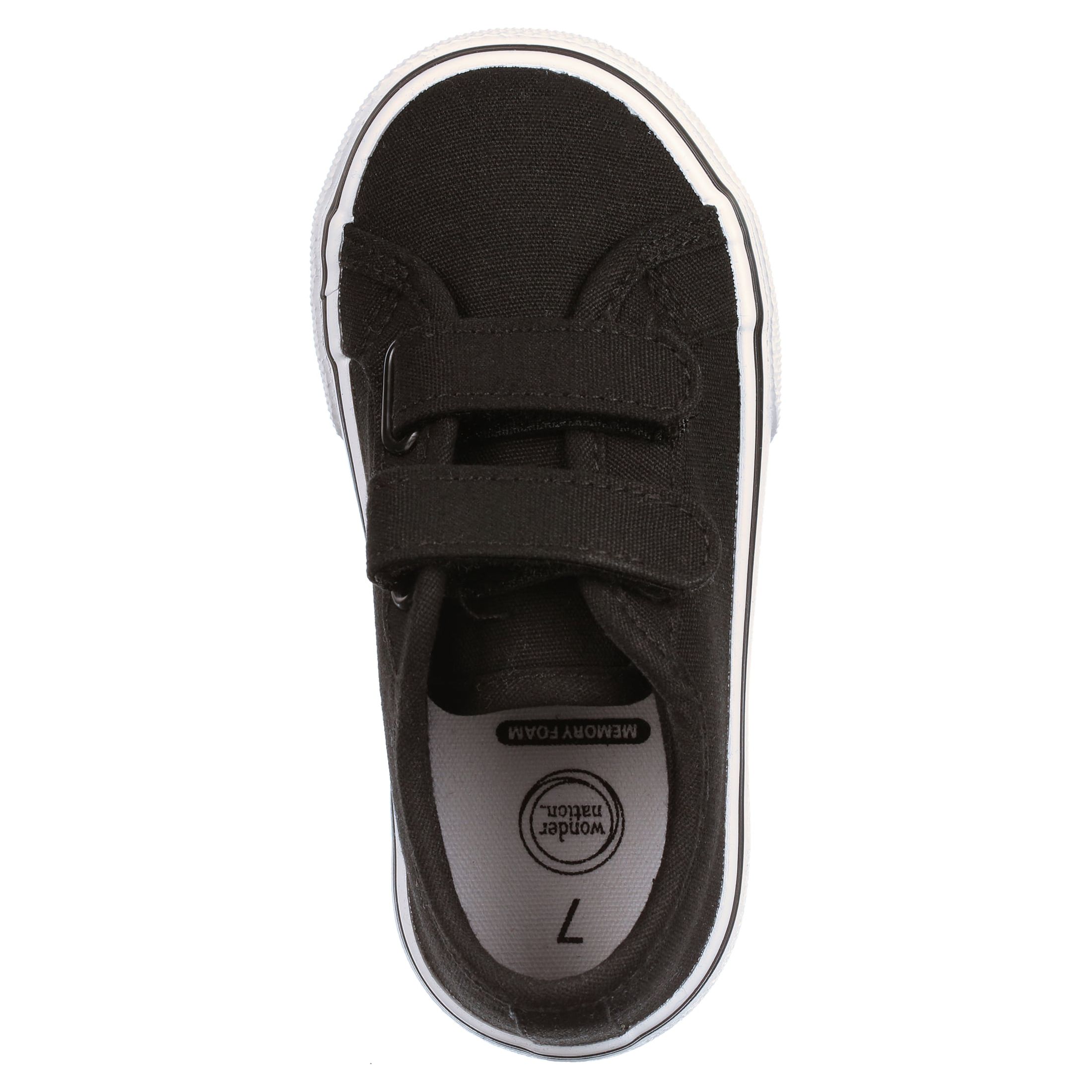 Wonder Nation Toddler Girls Canvas Skate Sneakers photo 4