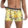 thumbnail image 2 of Kdxio Men's Boxer Briefs with Garden Honeybee Gnomes Print - Comfortable and Breathable Underwear for Everyday Wear, 2 of 7