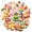 2A, variant on 35pcs-50pcs Cute Food Stickers Cartoon Dessert Stickers Funny Cuisine Decals for Laptops Notebooks Suitcase