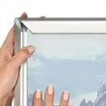 thumbnail image 3 of M&T Displays Picture Frame 36x48 Inch, Front Loading Diploma Frame, Silver Color 1.25" Aluminum Profile Size, 2 Packs, 3 of 7