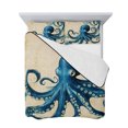 thumbnail image 7 of Vintage Blue Octopus Twin Size Down Alternative Comforter, Lightweight Comforter Quilt Bedding Set with Pillow Shams Summer Coastal Ocean Wave All Seasons Bed Comforter Duvet Insert 68"x86", 7 of 7