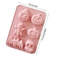 thumbnail image 3 of XDDST Halloween Lights Silicone Clay Cartoon Cute Modeling Silicone Home Handmade DIY Baking Making Cake Soap Drop Glue Halloween Decor, 3 of 9